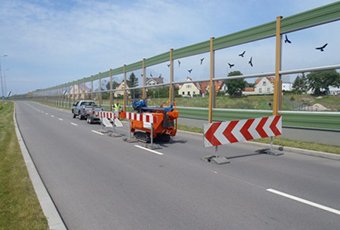 Straßensicherung - Europejska Straße, Kołobrzeg